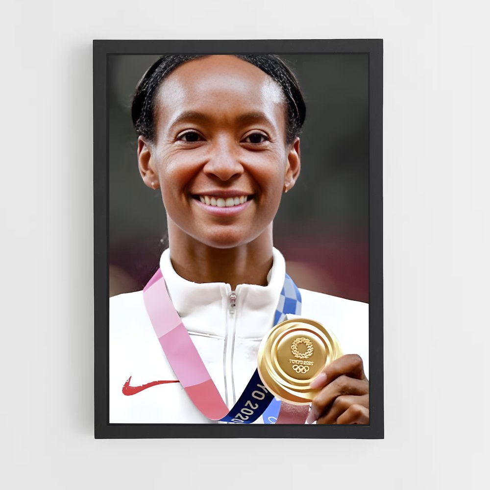 Poster L'Étoile de Dalilah – affiche Athlétisme (vue 2)